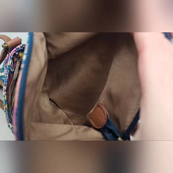 Sakroots Pacific Mini Qual Paisley Foldover Crossbody - Picture 13 of 16